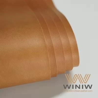 Waterproof PU Leather Synthetic Leather Fabric For Labels